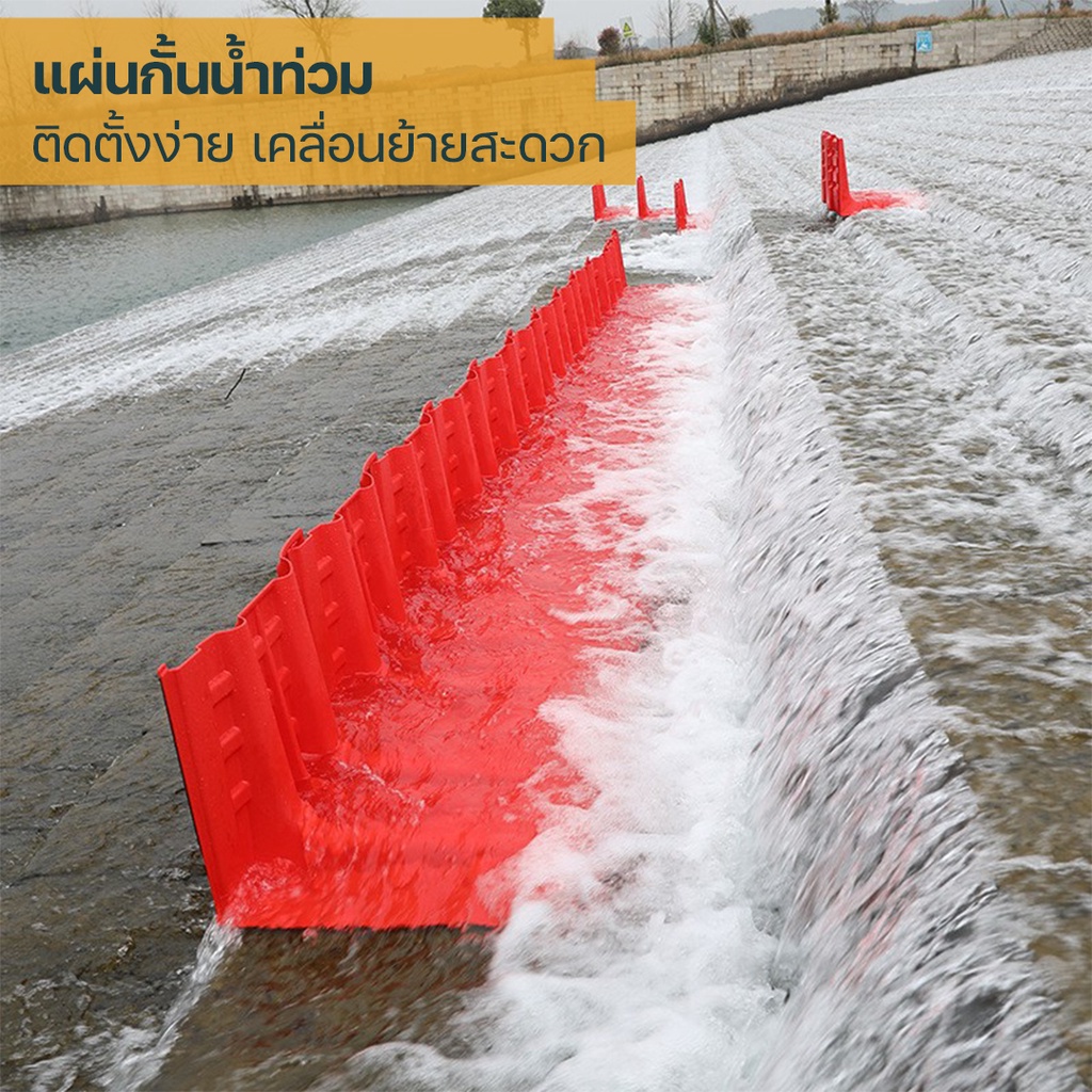 HomeHuk แผ่นกั้นน้ำท่วม รุ่น ABS Flood Protection Flap | Shopee Thailand