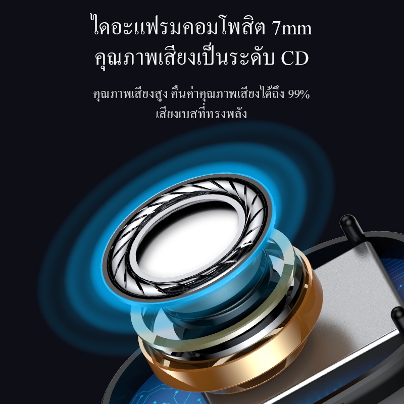 รูปภาพของ ROBOT รุ่น T20/T30 หูฟังบลูทูธ หูฟังบลูทูธไร้สาย หูฟัง Bluetooth Wireless Earphone Airbuds/In-Ear บลูทูธ 5.3 กันน้ำ IPX4 ประกัน 1 ปี