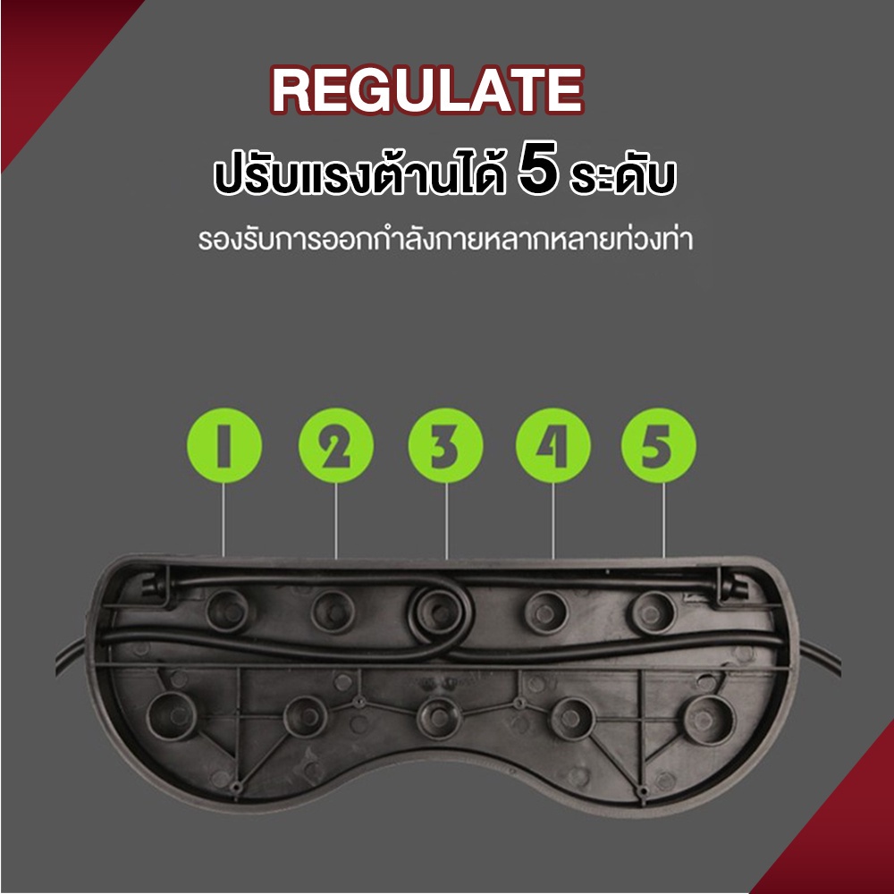 XtivePRO ลูกกลิ้งออกกำลังกาย พร้อมสายแรงต้าน ปรับความหนืดได้ 5 ระดับ สร้างซิกแพค ลดหน้าท้อง กระชับสัดส่วน