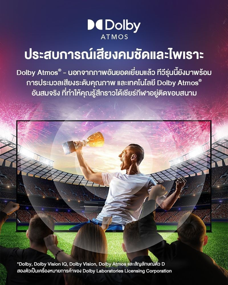 Panasonic Full HD TV TH-43MX800T ทีวี 43 นิ้ว Google TV