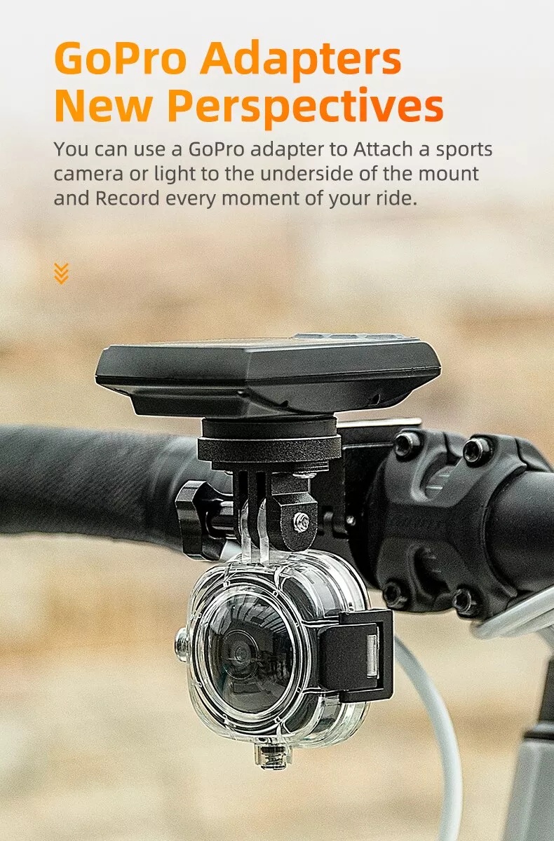【TH Delivery】ROCKBROS อุปกรณ์เมาท์ขาตั้งกล้อง Gopro อะลูมิเนียมอัลลอย ...