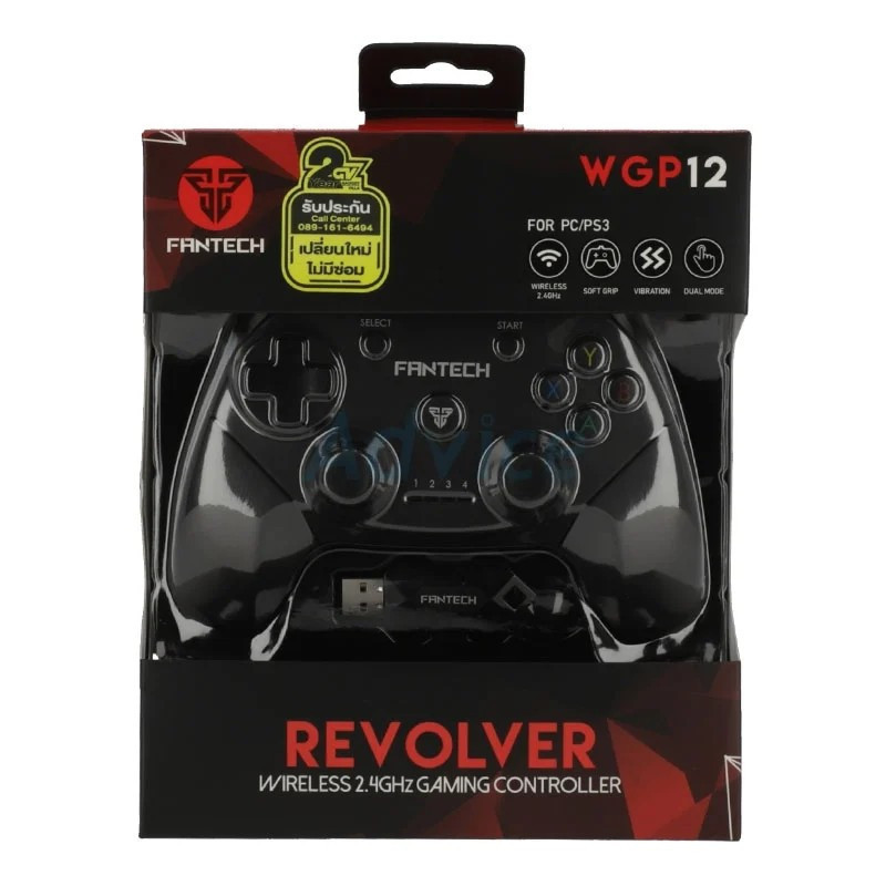 FANTECH Controller Wireless (WGP-12) Black - A0137815 | Shopee Thailand