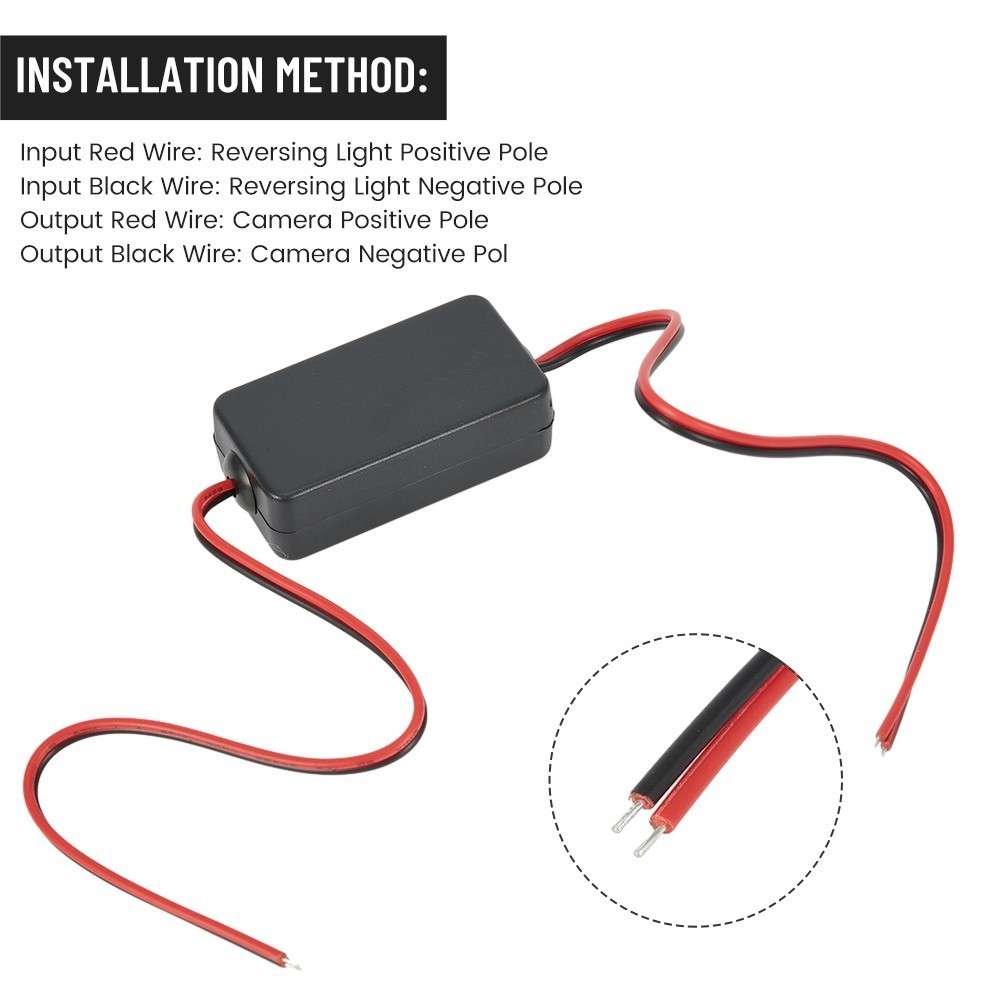 Prevent Signal Interference with For Car Rear View Camera Relay ...