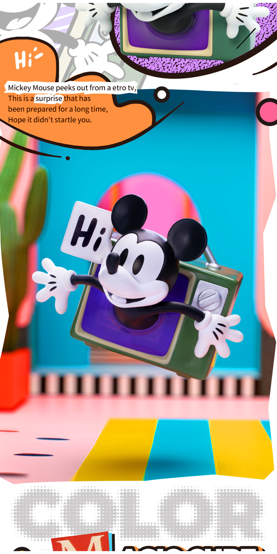 52TOYS Disney Mickey Mouse Color Hunting Series Blind Box