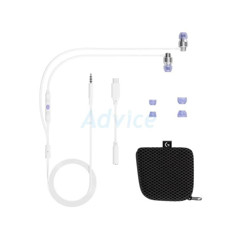 LOGITECH HEADSET (IN-EAR) G333 GAMING (WHITE) - A0138128 | Shopee Thailand