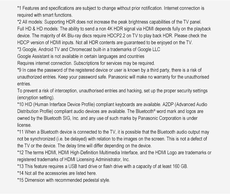 Panasonic TV TH-50MX800T 4K TV ทีวี 50นิ้ว Google TV