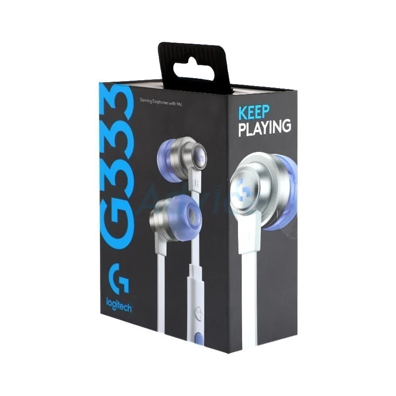 LOGITECH HEADSET (IN-EAR) G333 GAMING (WHITE) - A0138128 | Shopee Thailand