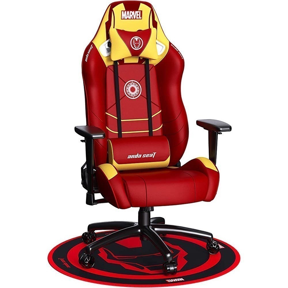 Anda Seat Iron Man Edition Marvel Series Gaming Chair RedMaroon/Golden (AD7-28-RY-PV) อันดาซีทเก้าอี้เกมมิ่งเพื่อสุขภาพ
