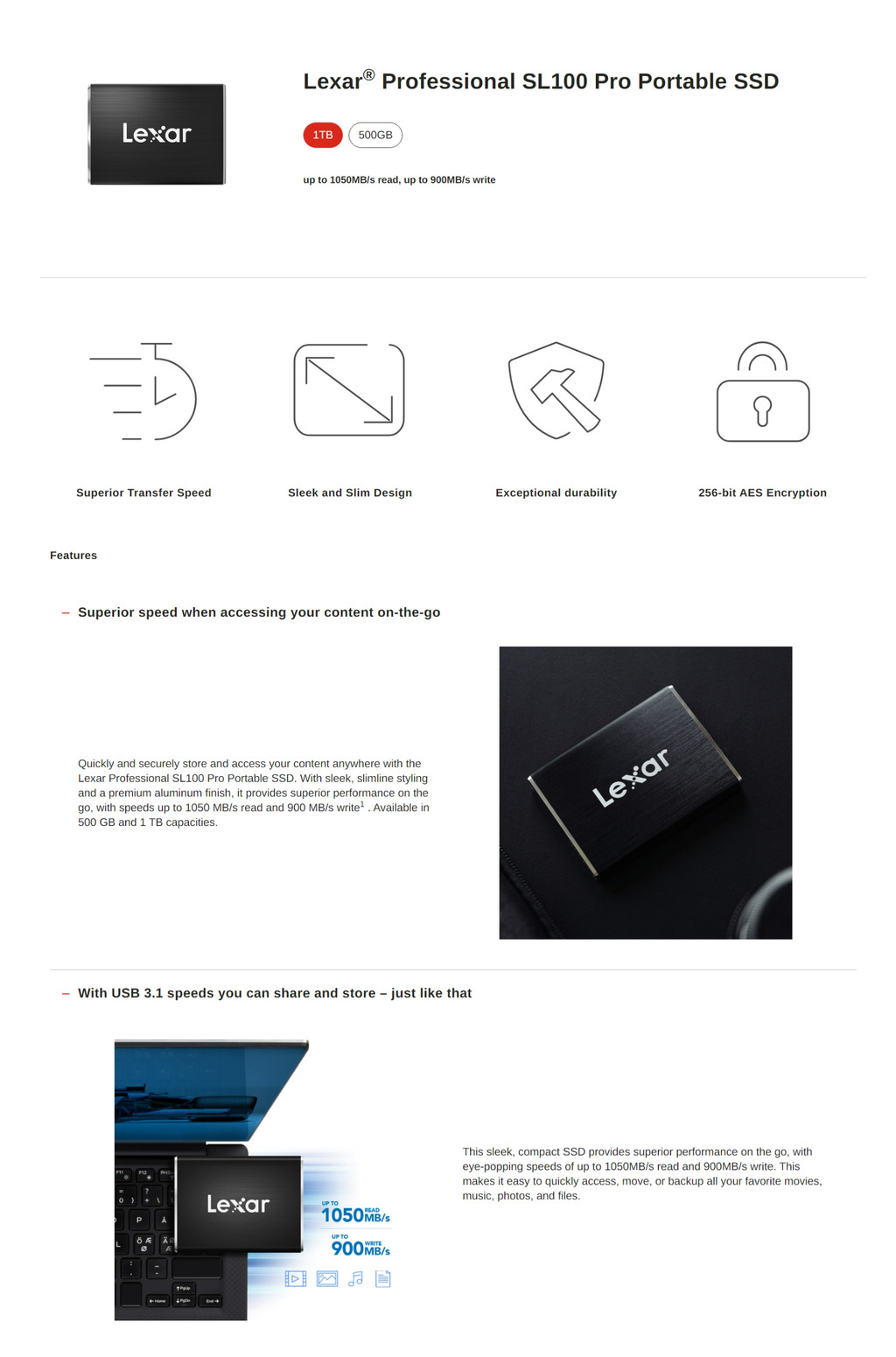 Buy Lexar Professional External Portable | Best Price in Qatar Doha