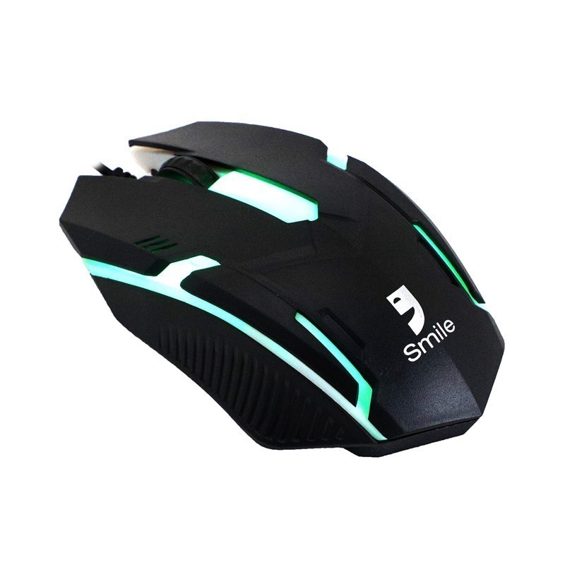 SMILE USB MOUSE (GM-02) BLACK - A0138278 | Shopee Thailand