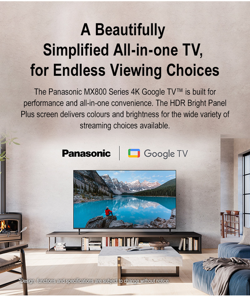 Panasonic TV TH-50MX800T 4K TV ทีวี 50นิ้ว Google TV