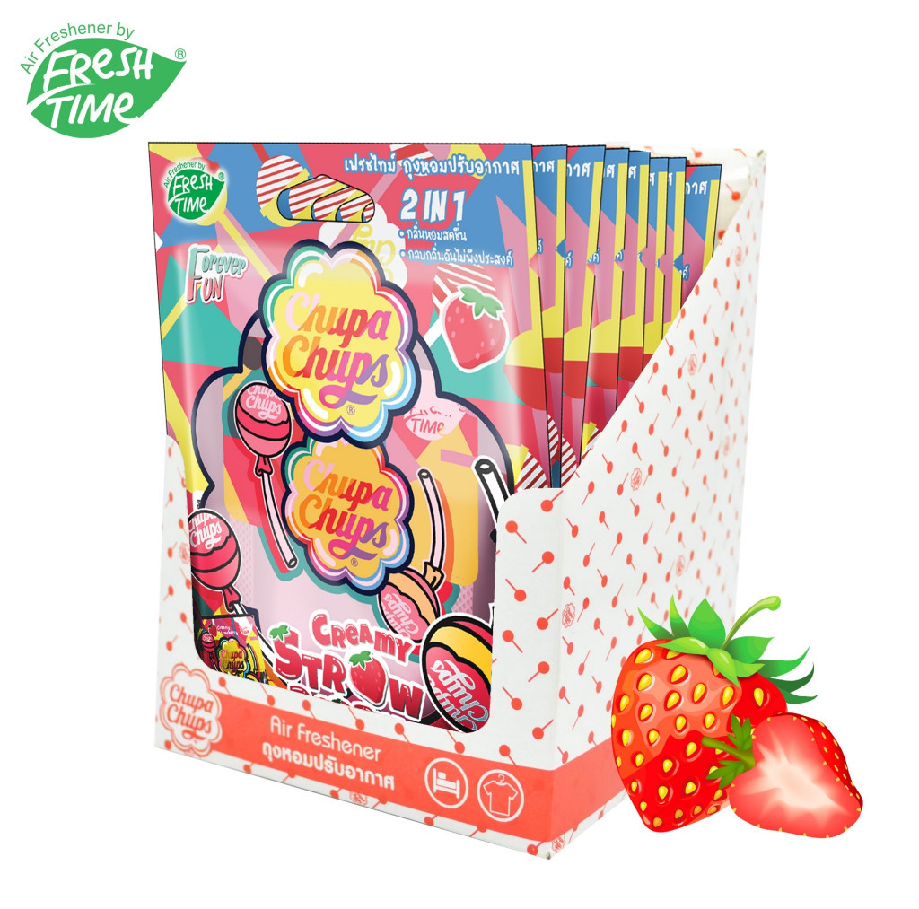 FreshTime X Chupa Chups ถุงหอมปรับอากาศ 9g (แพ็ค 12ชิ้น) | Shopee Thailand