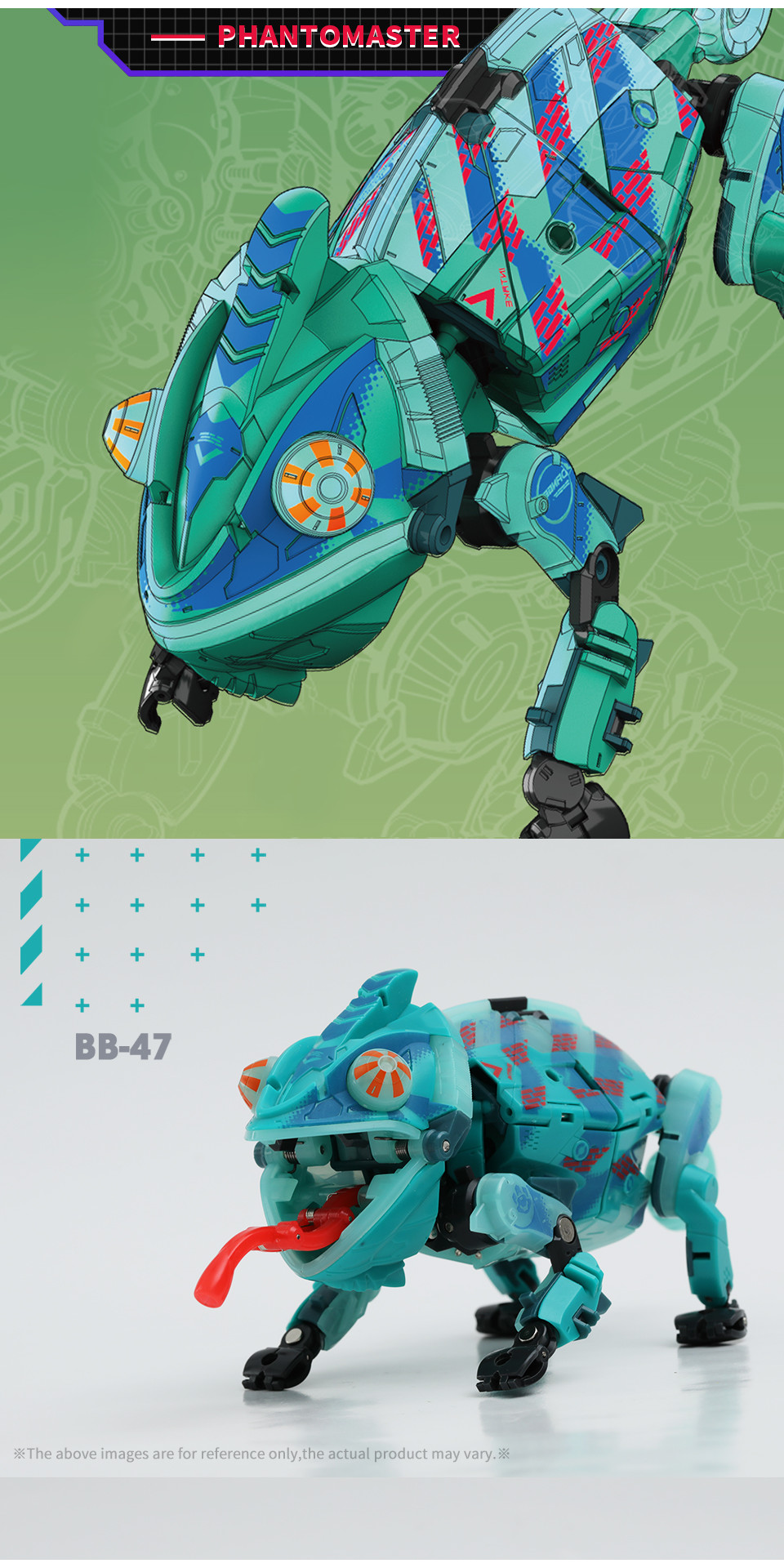 52TOYS BEASTBOX BB-47 Phantomaster Mecha Deformation Action Figure ...