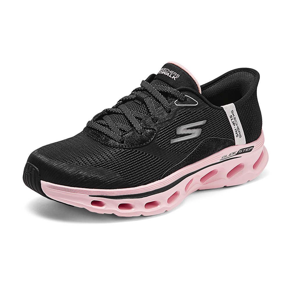 Skechers สเก็ตเชอร์ส รองเท้า ผู้หญิง Slip-Ins Go Walk Glide-Step Shoes  125115-BKPK