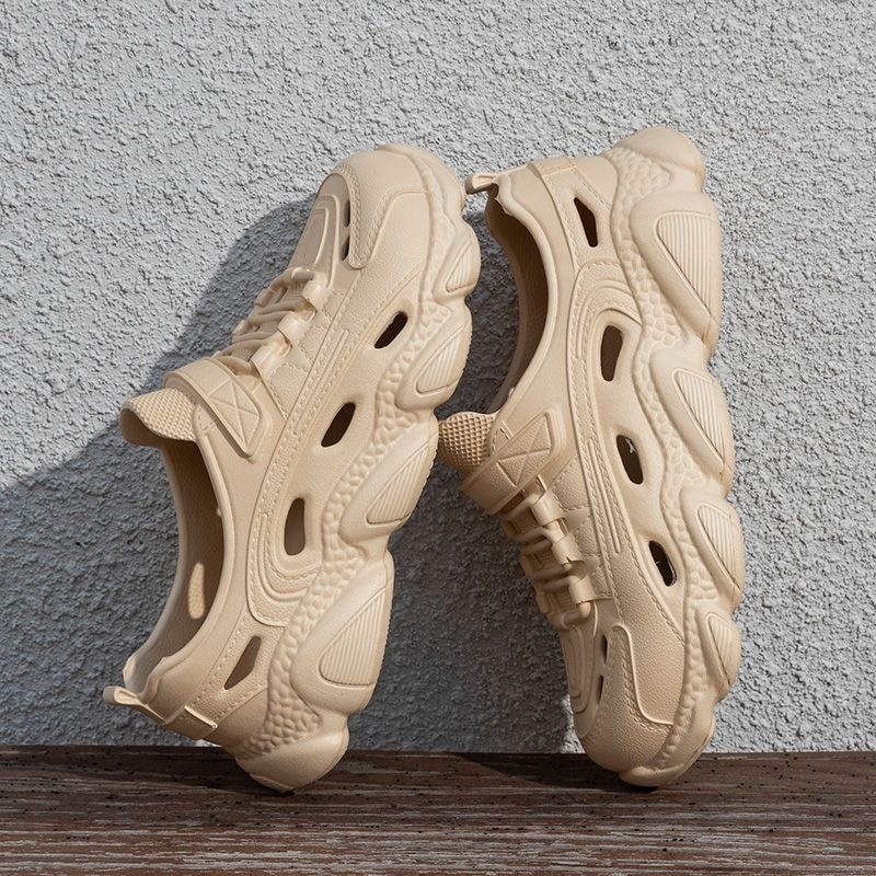 FOYA SHOES รองเท้าผ้าใบแฟชั่นสำหรับสุภาพสตรี, รองเท้าชายหาด EVA น้ำหนัก ...