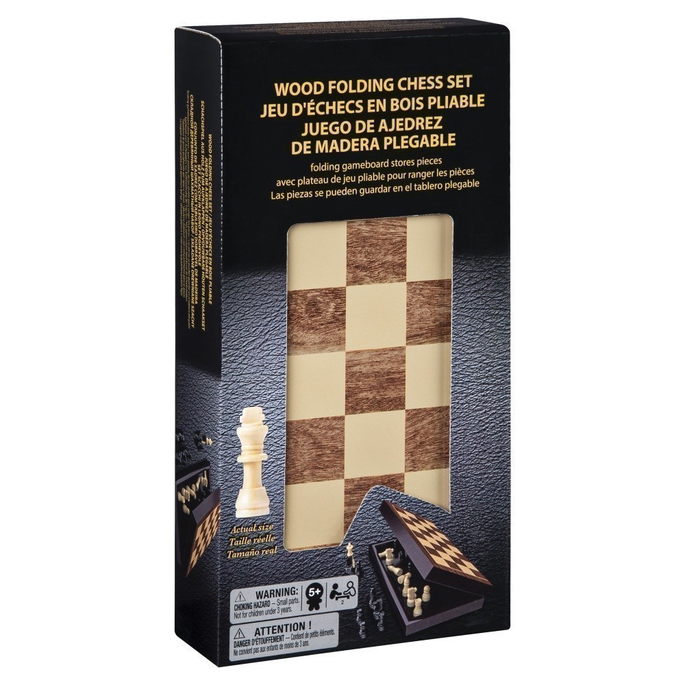 Cardinal Wood Folding Chess Set ชุดหมากรุกไม้พร้อมกล่องไม้ | Shopee ...