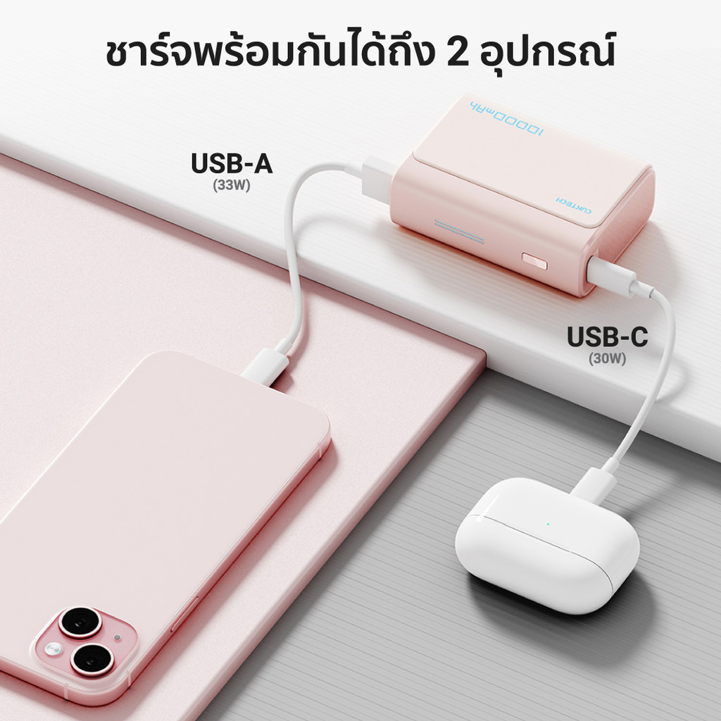 [ลดเหลือ 599] CUKTECH AURA PB100 / PB100S Powerbank แบตสำรอง ชาร์จเร็ว ...