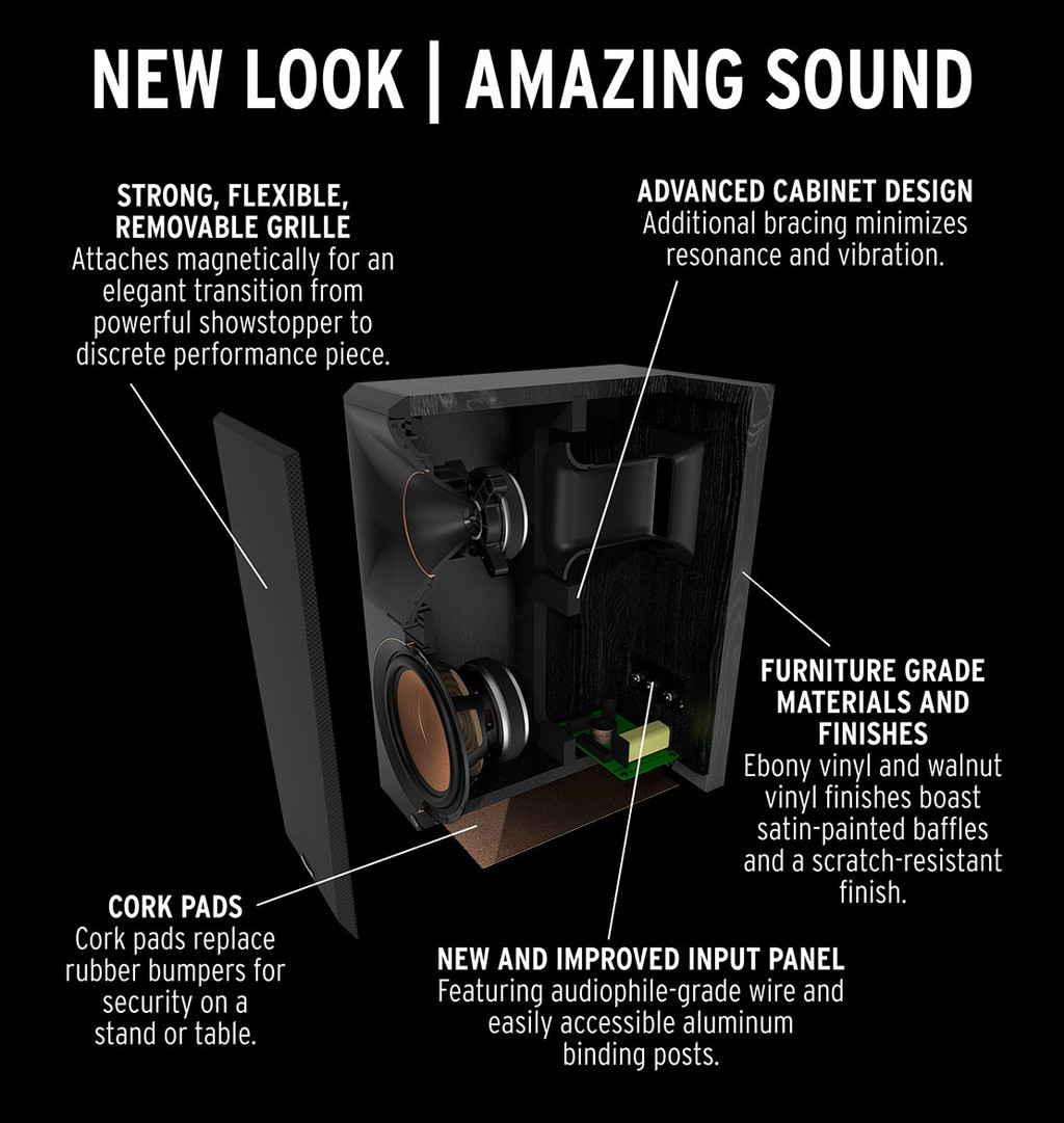 KLIPSCH : RP-500M II (BLACK) Bookshelf Speakers /piyanas electric/ปิยะ ...