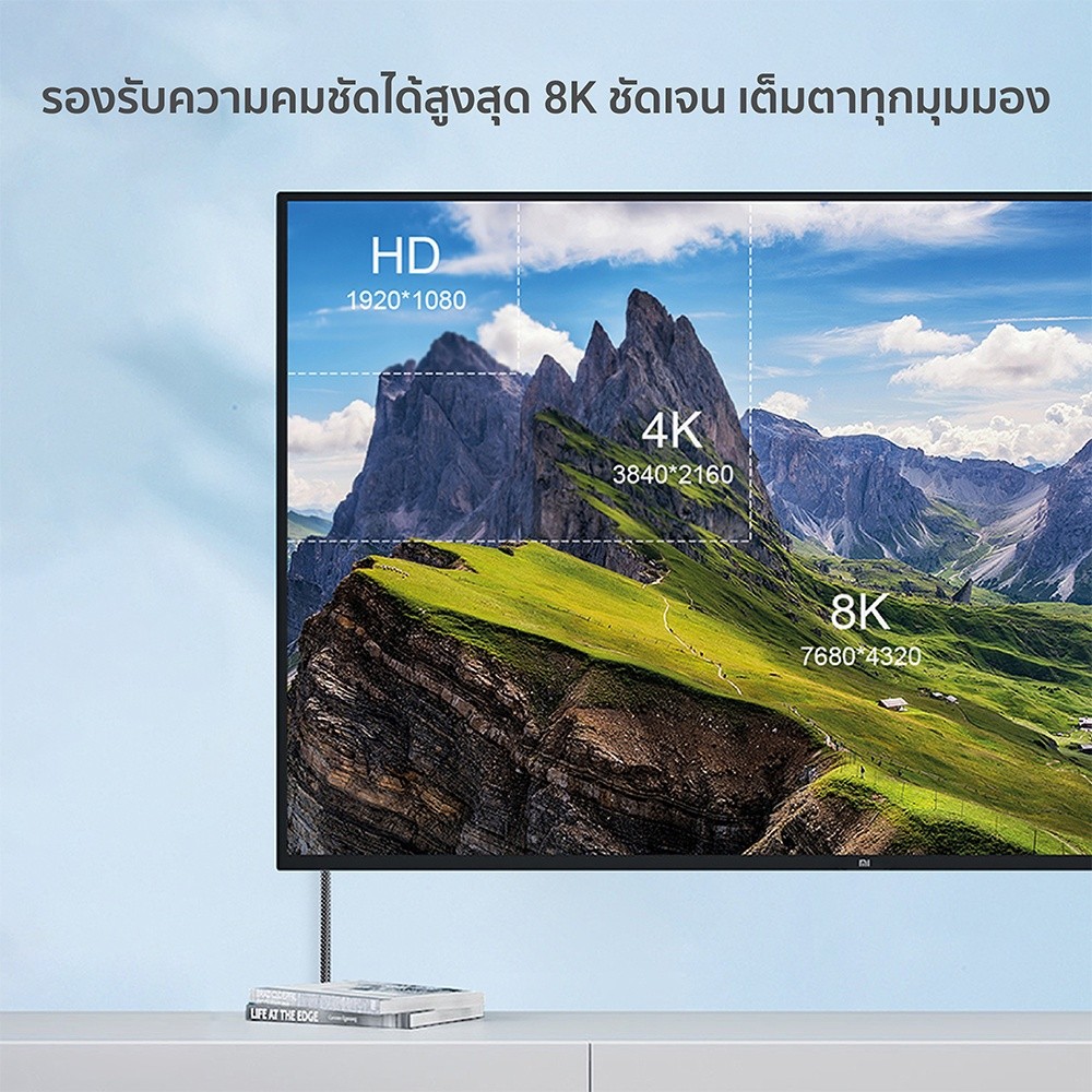 [ลดเหลือ 339] Hagibis HM03 สาย HDMI 2.1 สายถัก หัวทอง รองรับ HDR ยาว 1 ...