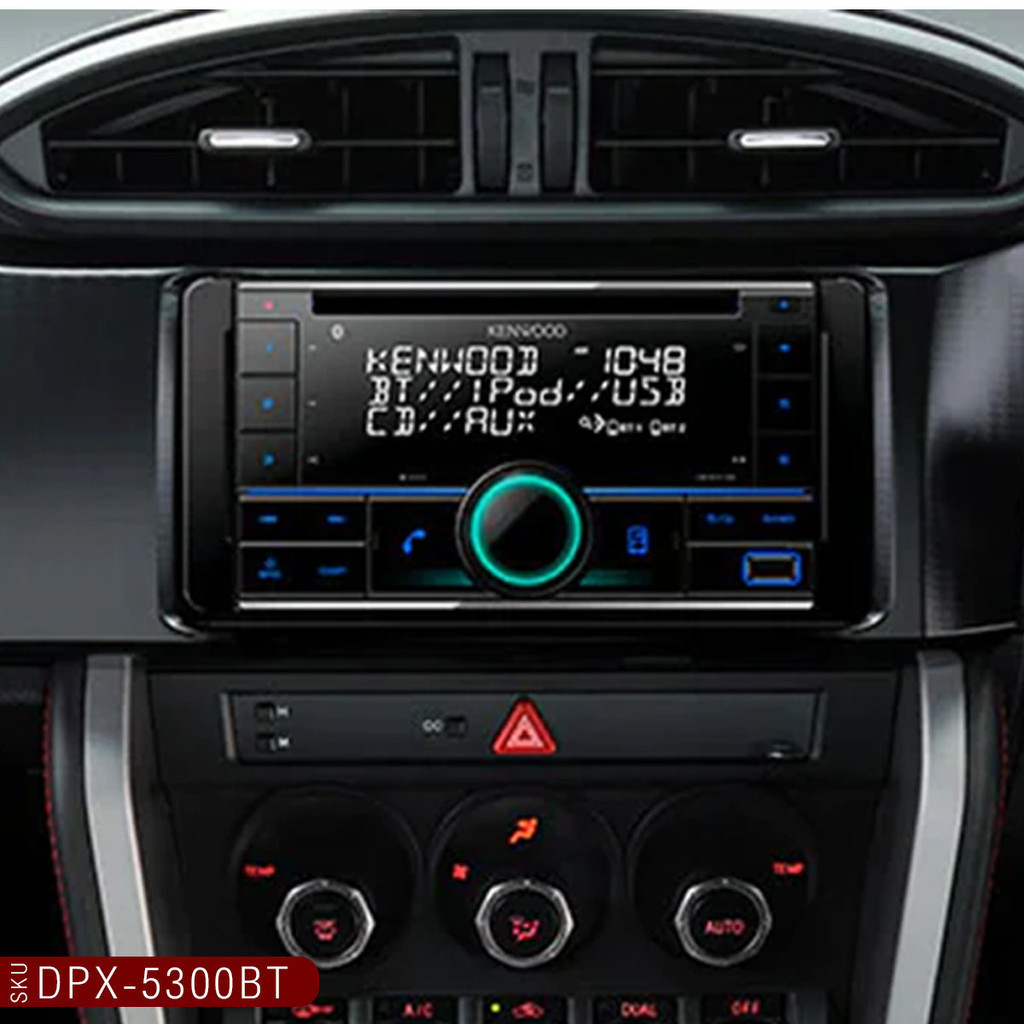 KENWOOD DPX-5300BT วิทยุติดรถยนต์ 2din เครื่องเสียงรถยนต์ เครื่องเสียง ...