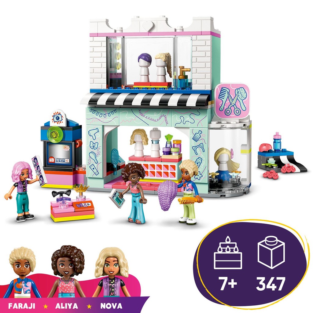 LEGO Friends 42662 Hair Salon and Accessories Shop (347 Pieces ...