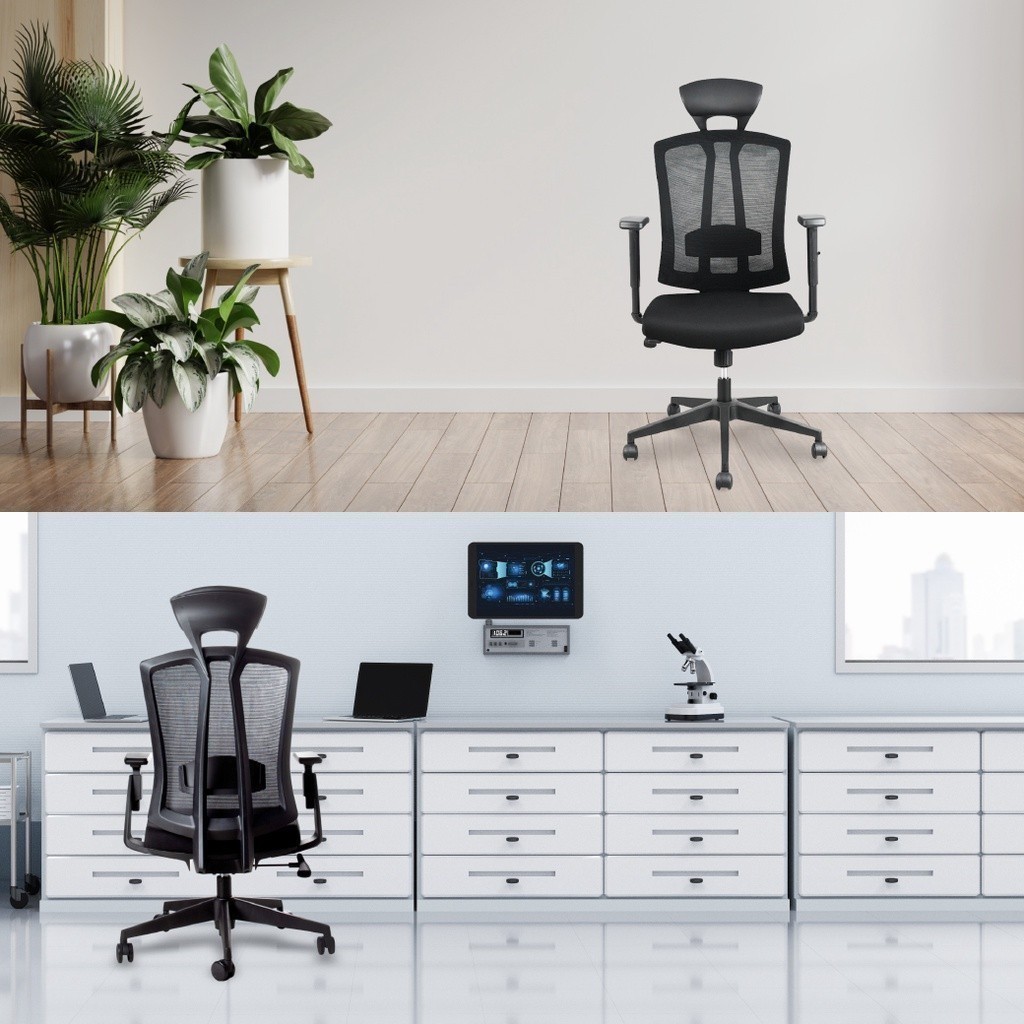 Work Station - Office chair เก้าอี้ทำงาน รุ่น Tigra เก้าอี้พนักพิงสูง เกรดคุณภาพ ระบายอากาศดีเยี่ยม รองรับน้ำหนัก 120 kg.