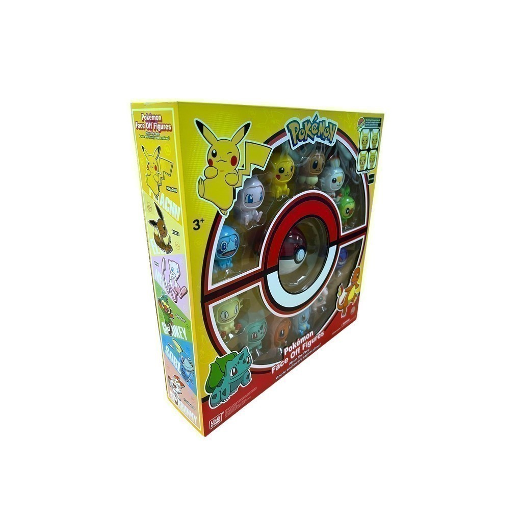 Pokemon Face Off Figures 12 Pcs ฟิกเกอร์ โปเกมอน เปลี่ยนหน้าได้ 4 ...
