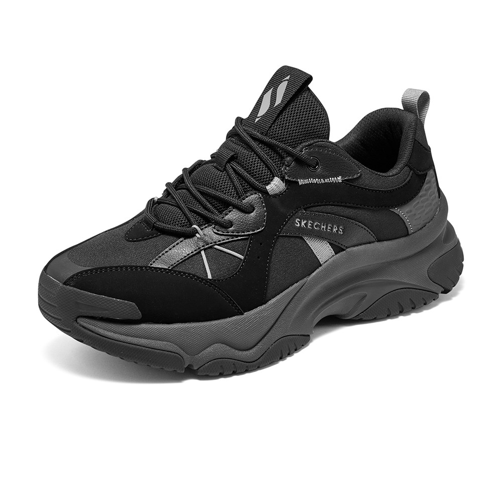 Skechers สเก็ตเชอร์ส รองเท้า ผู้ชาย Street Moonhiker Shoes - 183185-BBK ...