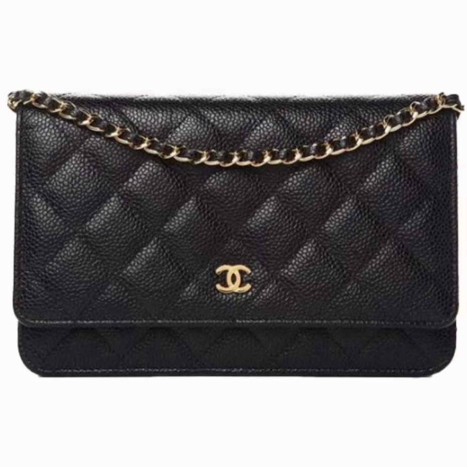 chanel-woc-series-หนังแกะ-กระเป๋าสะพายโซ่-ขายด่วน-ของแท้-100