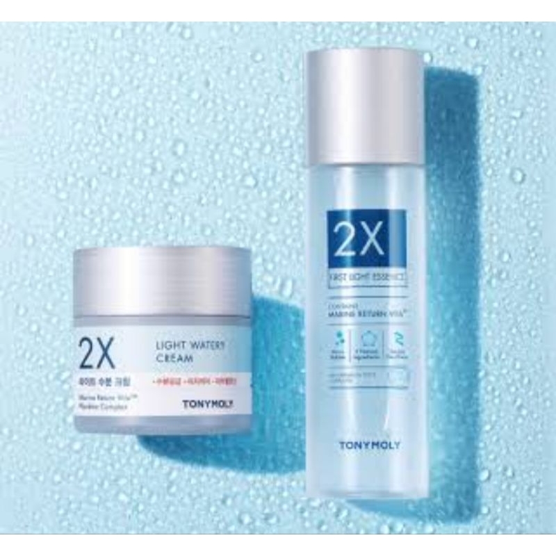 tonymoly-2x-light-watery-skincare-cream-set-ขนาด120ml-80ml-จากเกาหลี