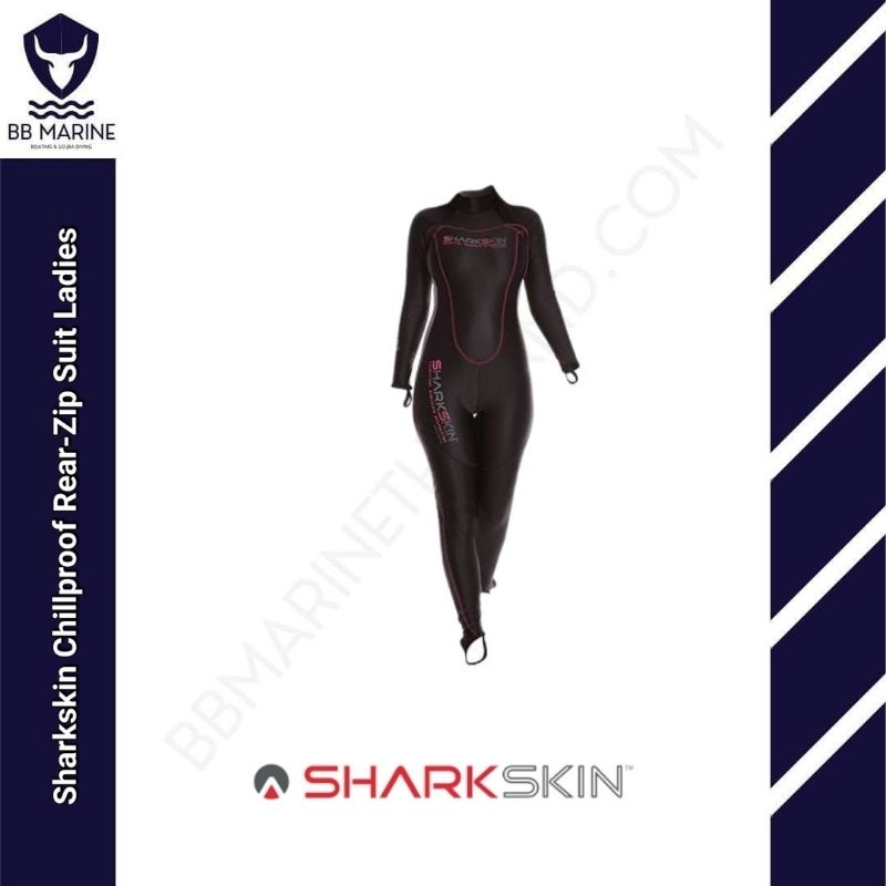 bbmarine-ชุดเว็ทสูทดำน้ำผู้หญิง-sharkskin-chillproof-rear-zip-suit-ladies