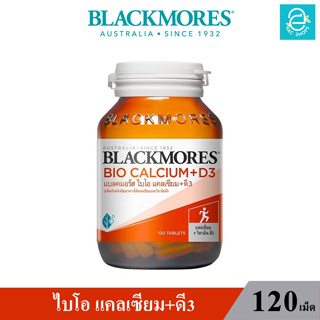 [ Exp.20/06/2025 ] Blackmores Bio Calcium+D3 - แบลคมอร์ส ไบโอ แคลเซียม+ดี3  ขนาด 120 เม็ด/กระปุก