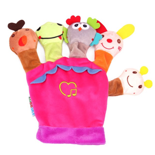 TY01 ถุงมือของเล่นตุ๊กตาพร้อมกล่องดนตรีสำหรับเด็กN12-3