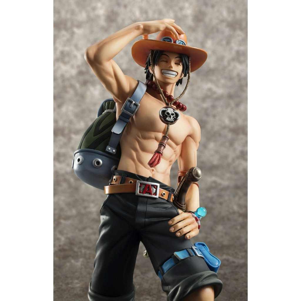 bandai-บันได-megahouse-portrait-of-pirates-one-piece-neo-dx-portgas-d-ace10th-limited-ver-repeat