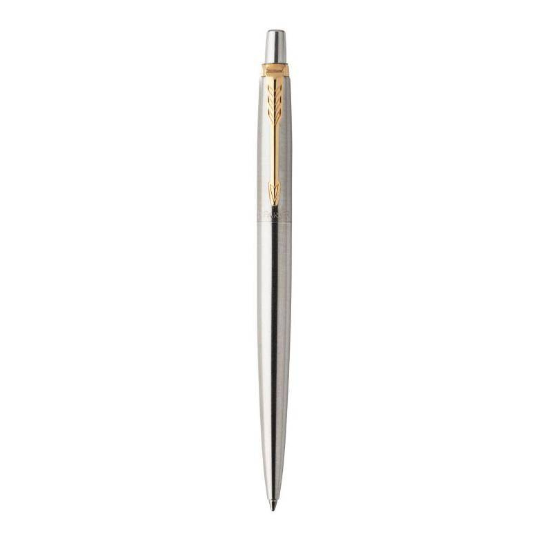 ปากกา-parker-jotter-stainless-steel-ปากกาลูกลื่นจอตเตอร์-สแตนเลส-จีที-ปากกา-parker-แท้-1ด้าม-ปากกาลูกลื่น