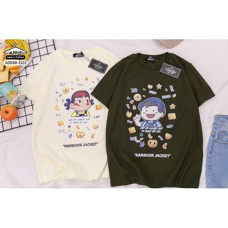 ♡พร้อมส่ง♡A0559 เสื้อยืดสกรีนลายน่ารัก COOKIE shirt