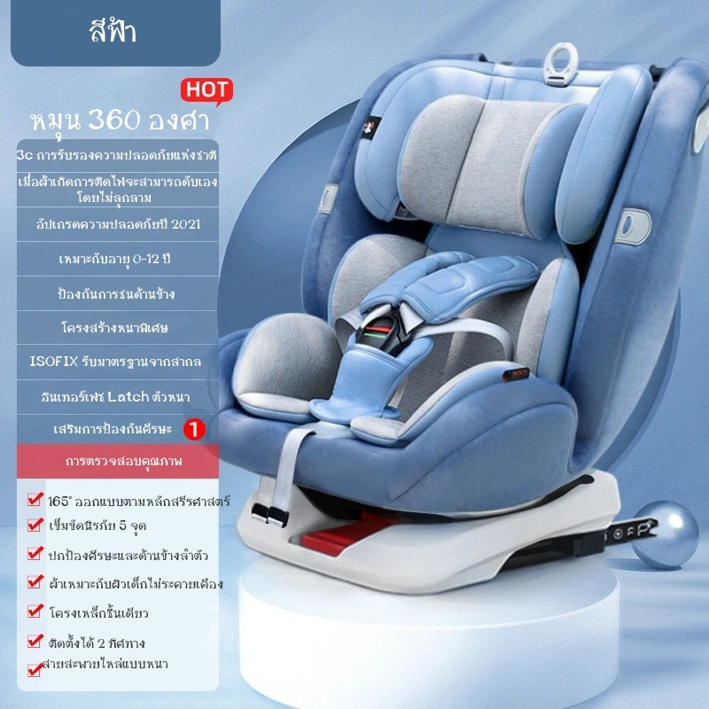 carseat-คาร์ซีท-เบาะรถยนต์นิรภัย-ติดตั้งระบบ-isofix-ปรับเอนได้-เบาะนั่งเด็ก