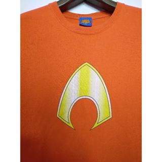 เสื้อยืด มือสอง ลายการ์ตูน DC ลาย Aqua Man อก 50 ยาว 30