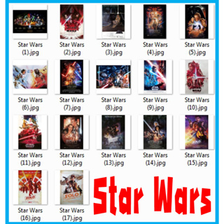 โปสเตอร์ หนัง Star Wars สตาร์ วอร์ส (17แบบ) SOLO Movie รูปภาพ โปสเตอร์ ติดผนัง สวยๆ ภาพติดผนัง poster