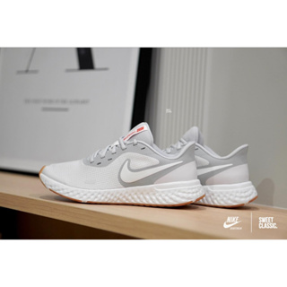 NIKE REVOLUTION 5 “WHITE-LIGHT GREY”BQ3204-019..