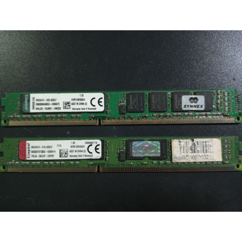 Módulo de Memoria Kingston ValueRAM 4GB DDR3 1333MHz - KVR1333D3S9/4G