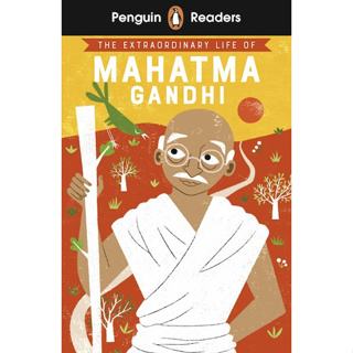 DKTODAY หนังสือ PENGUIN READERS 2:THE EXTRAORDINARY LIFE OF MAHATMA GANDHI +CODE
