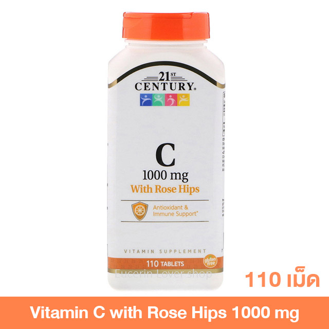 วิตามินซี-21st-century-vitamin-c-with-rose-hips-1-000-mg-110-tablets