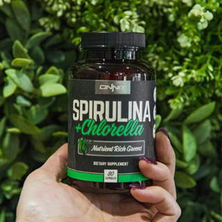 ONNIT Spirulina & Chlorella 80 capsules อาหารเสริม สาหร่ายสไปรูลิน่าและคลอเรลล่า