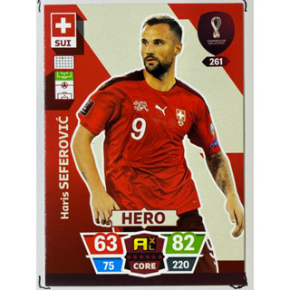 Haris Seferovic การ์ดนักฟุตบอล ฟุตบอลโลก Worldcup 2022 การ์ดสะสม Switzerland การ์ดนักเตะ สวิตเซอร์แลนด์