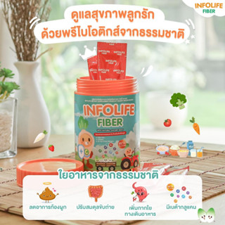 After kids nfolife Fiber ไฟเบอร์เด็ก แก้เด็กท้องผูก เด็กท้องผูก การขับถ่าย ใยอาหารเด็ก แก้ท้องผูก พรีไบโอติกส์