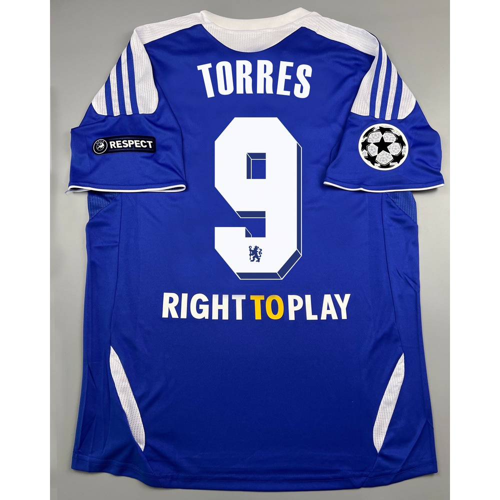 เสื้อบอล-ย้อนยุค-เชลซี-เหย้า-2011-retro-chelsea-home-พร้อมเบอร์ชื่อ-9-torres-อาร์มครบ-ชุดแชมป์ยูฟ่า-แชมเปี้ยนลีค-เรโทร-ค