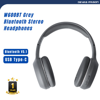 สินค้า EDIFIER W600BT Grey Bluetooth Stereo Headphones