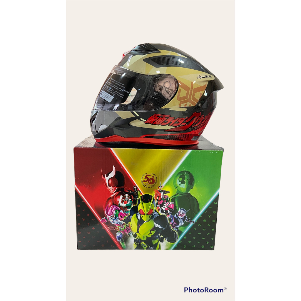 หมวกกันน็อกเต็มใบ H2C แท้ limited edition REIWA MASK RIDER ไอ้มดแดง ...