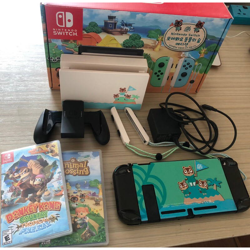 ขาย-nintendoswitch-มือ2-ใช้เองไม่ค่อยได้เล่น-อุปกรณ์ครบแถมแผ่นเกม2แผ่น